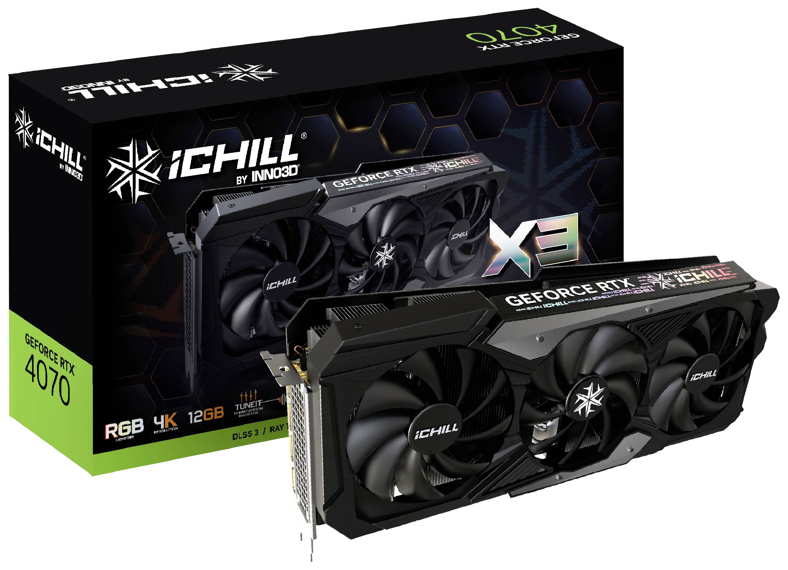 Inno3D iChiLL GeForce RTX 4070 X3 - Grafikkarten