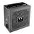 Ein schwarzes Thermaltake Netzteil mit der Aufschrift 'SMART BM3 750W'. Ventilator und Netzanschluss sind sichtbar auf der Vorderseite.