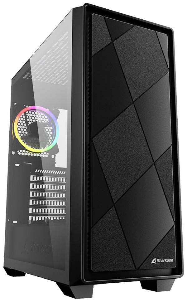 Sharkoon VS8 RGB Tower PC-Gehäuse  Schwarz