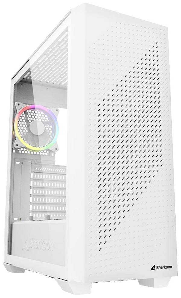 Sharkoon VS9 RGB Tower PC-Gehäuse  Weiß