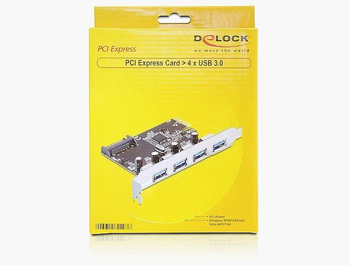Delock PCI Express Card > 4 x USB 3.0 - USB-Adapter-2