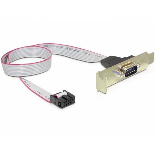 Thumbnail - Delock Slot Bracket > 1 x Serial - Serielles Bedienfeld - DB-9 (M)