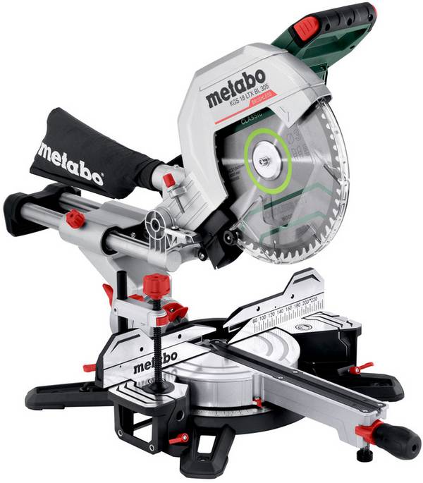 Metabo 614305850 Akku-Kappsäge ohne Akku, ohne Ladegerät 305 mm 30 mm