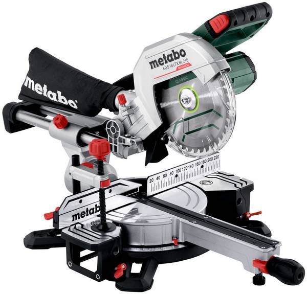 Metabo 614216850 Akku-Kappsäge ohne Akku, ohne Ladegerät 216 mm 30 mm