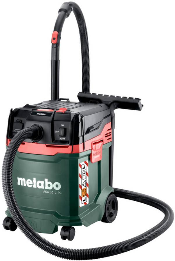 Metabo ASA 30 L PC 602086000 Nass-/Trockensauger 1er Set 1200 W 30 l Staubklasse L zertifiziert, antistatisch