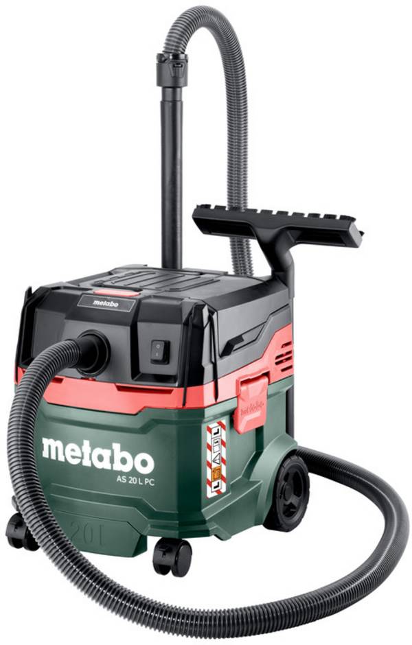 Metabo AS 20 L PC 602083000 Nass-/Trockensauger 1er Set 1200 W 20 l Staubklasse L zertifiziert