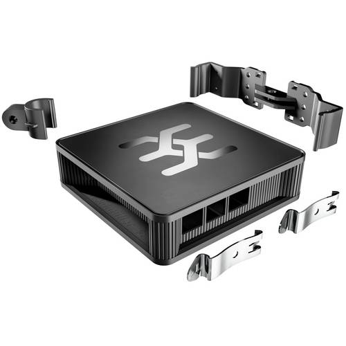 Thumbnail - Weidmüller UH20-RPI-4-BASE SBC-Gehäuse Passend für (Entwicklungskits): Raspberry Pi® Schwarz