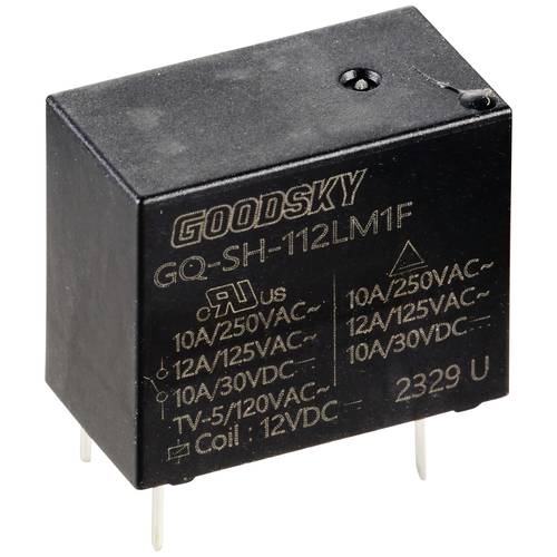 GoodSky GQ-SH-112LM1F Printrelais 12 V/DC 10 A 1 Schließer 1 St.