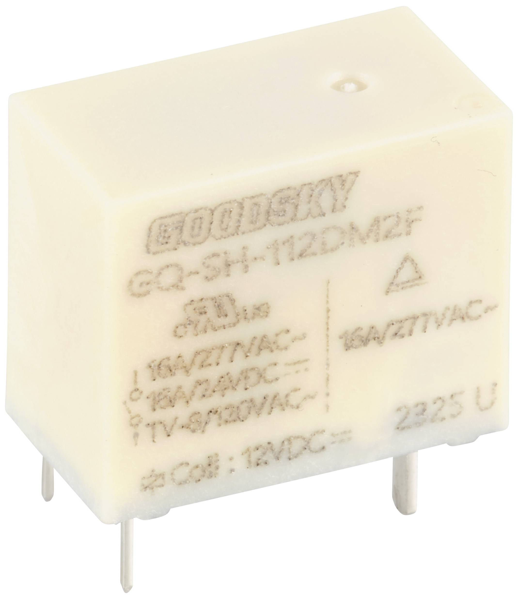 GoodSky GQ-SH-112DM2F Printrelais 12 V/DC 16 A 1x NO 1 stuk(s) afbeelding
