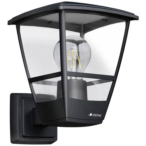 Thumbnail - Steinel Außenwandleuchte L 10 schwarz für 15 W LED E27 Fassung klassische Laterne IP44 Außenleuchte