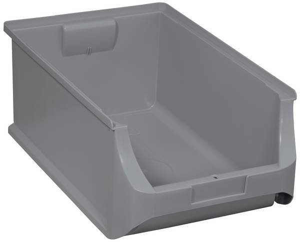 Allit 456277 Werkstatt Sichtlagerkasten LE-POEV 125KA-SG-FA stapelbar (L x B x H) 500 x 310 x 200 mm Grau 1 St.
