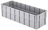 Alutec 75230 Einsatzkasten stapelbar (L x B x H) 362 x 131 x 101 mm Grau 1 St.