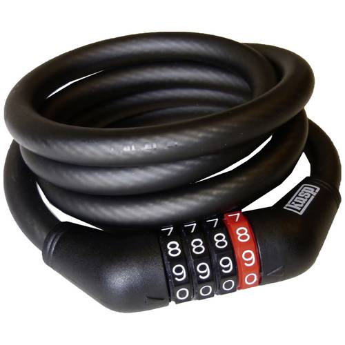 Kasp K4751215D Kabelschloss Schwarz Zahlenschloss