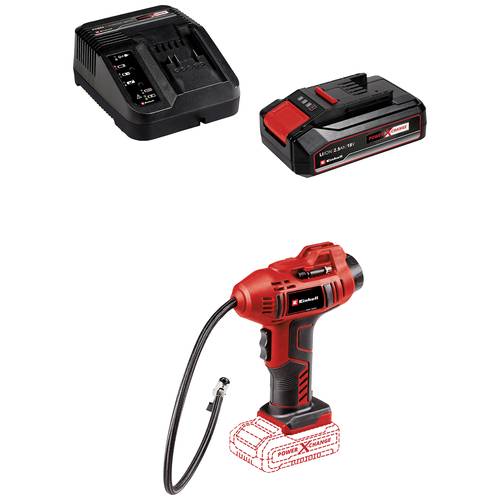 Einhell 4326556 Akku-Kompressor CE-CC 18 Li (2,5 Ah) Power X-Change 11 bar Inkl. 1 Akku, Digitales Display, Automatische...
