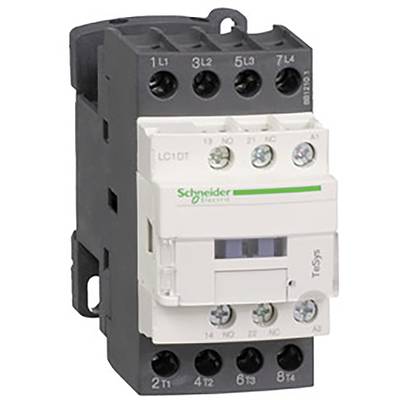 Schützschalter von Schneider Electric mit mehreren Schraubanschlüssen und Beschriftungen auf der Vorderseite.