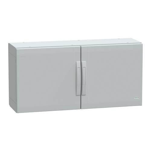 Polyestergehäuse bodenst. PLA komplett abgedichtet 500x1000x320mm IP65, Volltüren NSYPLA5103G Schneider Electric Inhalt:...
