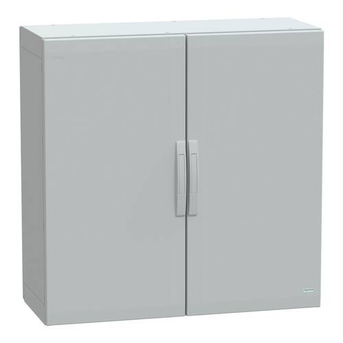 Polyestergehäuse bodenst. PLA komplett abgedichtet 1000x1000x420mm IP65, Volltüren NSYPLA10104G Schneider Electric Inhal...