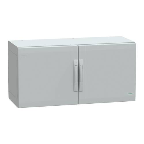 Polyestergehäuse bodenst. PLA komplett abgedichtet 500x1000x420mm IP65, Volltüren NSYPLA5104G Schneider Electric Inhalt:...