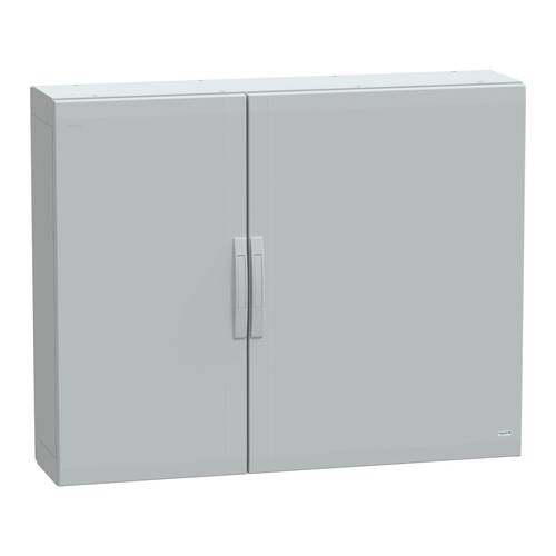 Polyestergehäuse bodenst. PLA komplett abgedichtet 1000x1250x320mm IP65, Volltüren NSYPLA10123G Schneider Electric Inhal...