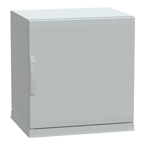 Polyestergehäuse bodenst. Vers.PLAZ m.Sockel, unten offen 750x750x620 IP54 NSYPLAZ776G Schneider Electric Inhalt: 1 St.