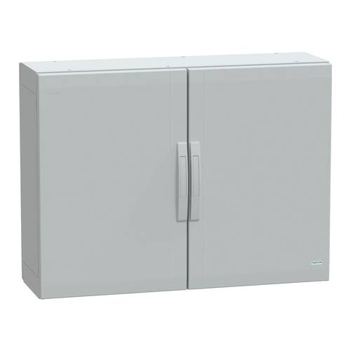 Polyestergehäuse bodenst. PLA komplett abgedichtet 750x1000x320mm IP65, Volltüren NSYPLA7103G Schneider Electric Inhalt:...