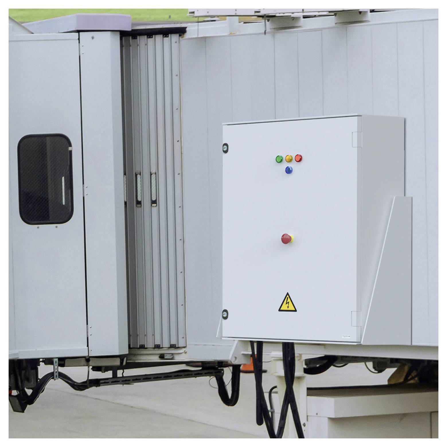 Schneider Electric PanelSeT PLM NSYPLM86VG Schaltschrank 636 x 847 x 300 Polyester Grau 1 St.-8