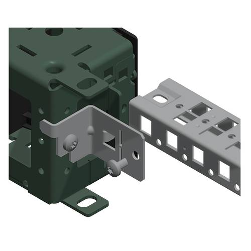 Spacial SF-Sockel-Traversehalterungen, 100mm, Verpackungseinheit: 12 Stück Schneider Electric Inhalt: 12 St.