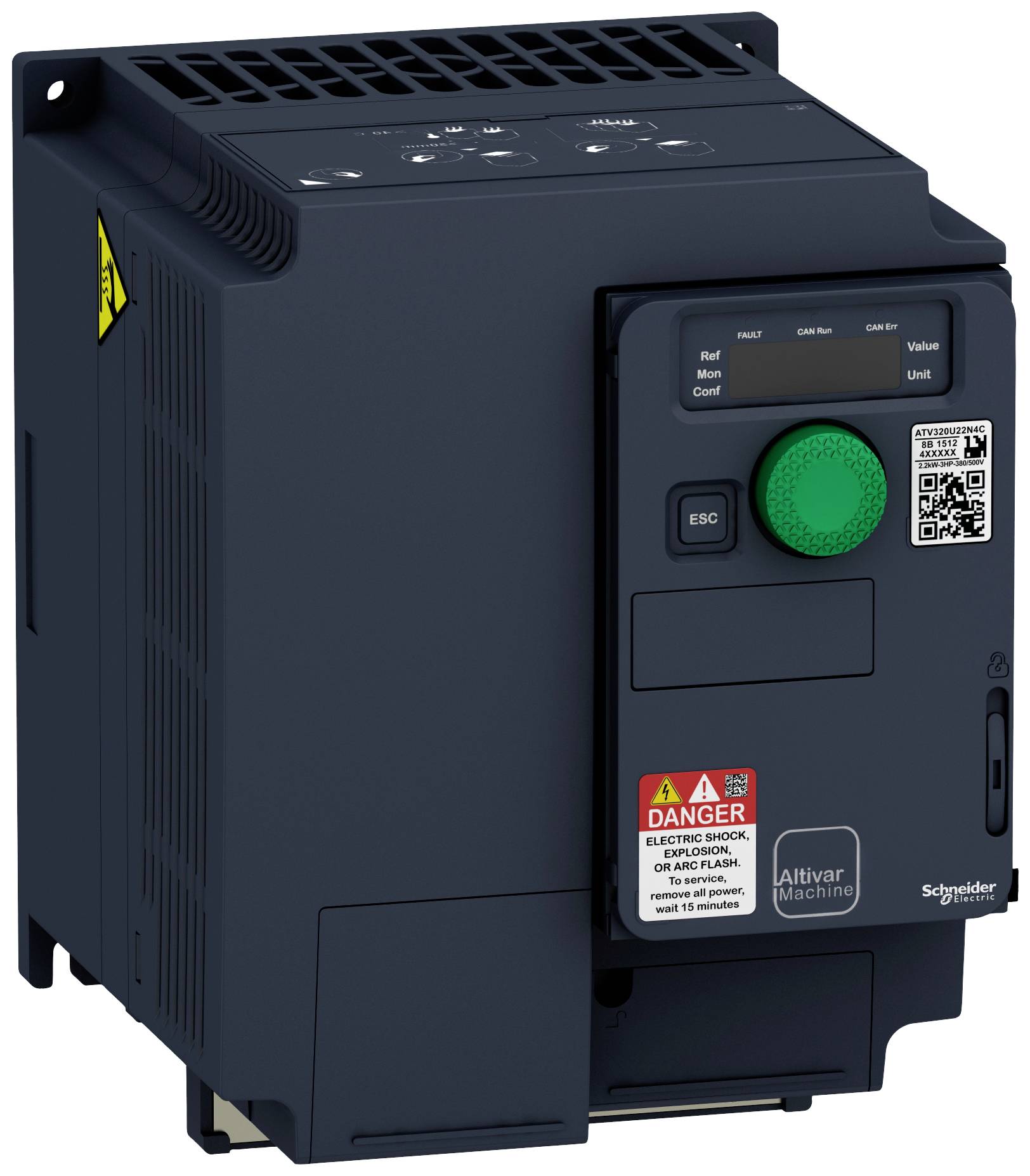 SCHNEIDER ELECTRIC Frequenzumrichter ATV320 4kW, 380-500V, 3-p