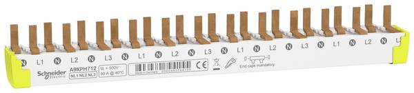 Schneider Electric A9XPH712 A9XPH712 Phasenschiene 216 mm 1 St.
