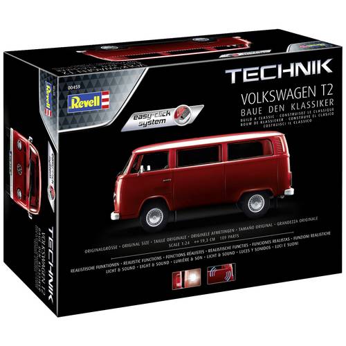 Revell 00459 Volkswagen T2 - Technik - Easy Click System Automodell Bausatz 1:24