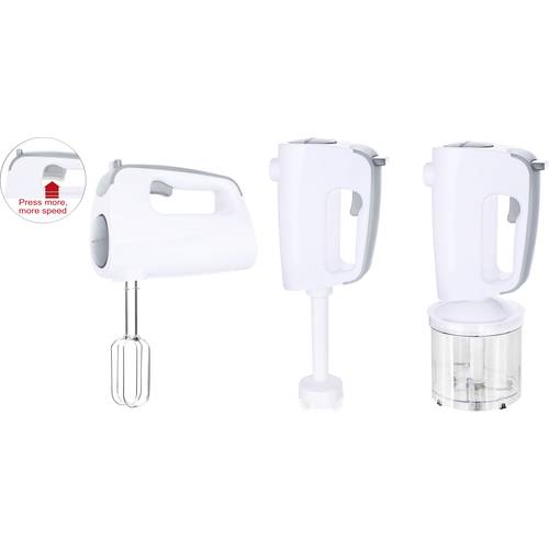 EMERIO HMS-113257.11 Handmixer 300 W Weiß, Grau