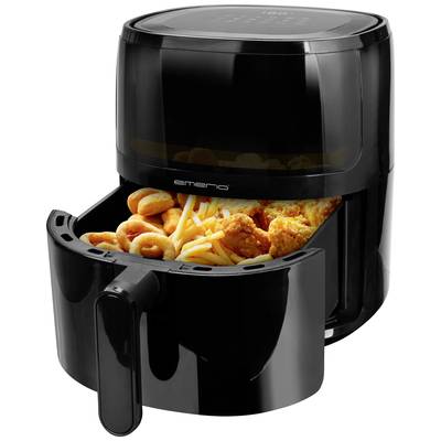 EMERIO AF-129329.3 Heißluft-Fritteuse 5 l 1500 W Schwarz