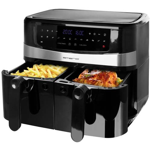 EMERIO AF-126672.4 Heißluft-Fritteuse 9 l 2400 W Schwarz
