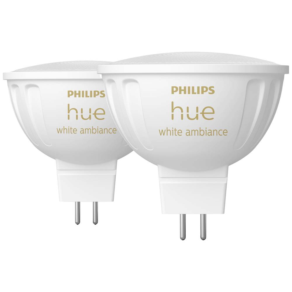 Philips Lighting Hue LED-lamp 8719514491588 Energielabel: G (A G) Hue White Ambiance GU5.3 Energiela