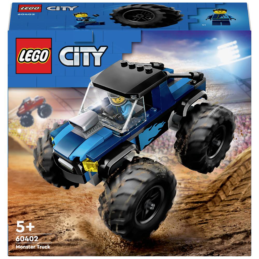 60402 Lego City Vehicle Blauwe Monstertruck