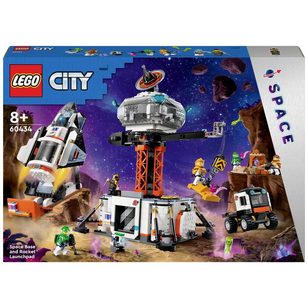 LEGO® CITY 60434 Ruimtebasis met startrampe