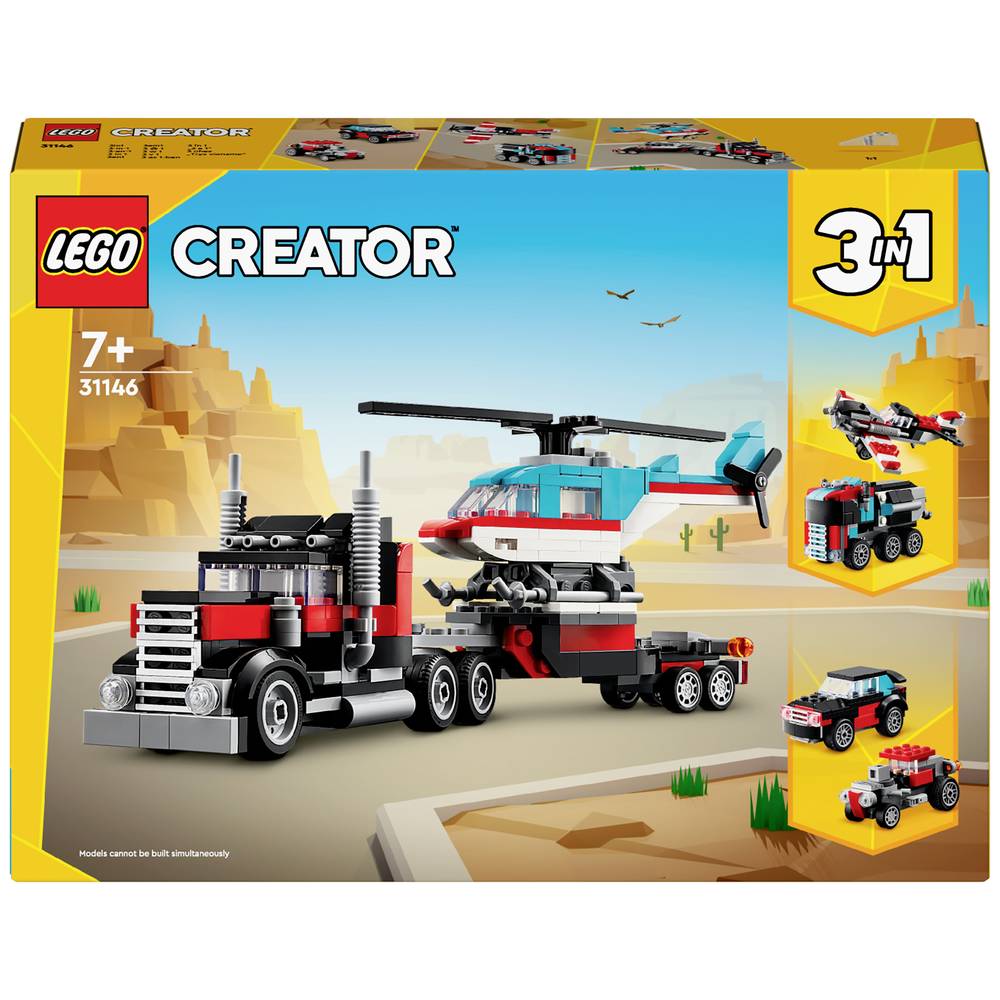31146 Lego Creator Truck Met Helikopter
