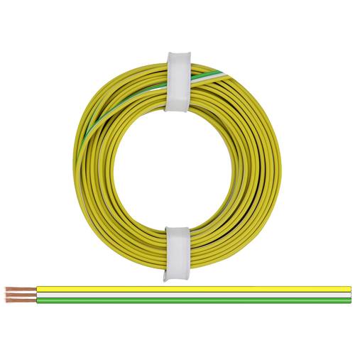 Donau Elektronik 325-354 Litze 3 x 0.25 mm² Gelb, Weiß, Grün 5 m