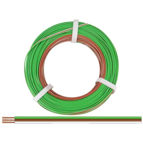 Donau Elektronik 325-485-50 Litze 3 x 0.25 mm² Grün, Braun, Weiß 50 m