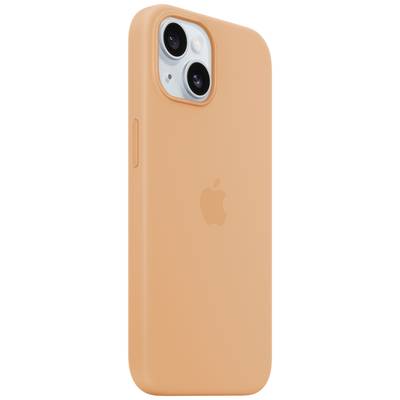 Apple Silicon Case MagSafe Backcover Apple iPhone 15 Sorbet Orange