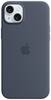 Apple Silicon Case MagSafe Backcover Apple iPhone 15 Plus Sturmblau Induktives Laden, Stoßfest MT123ZM/A