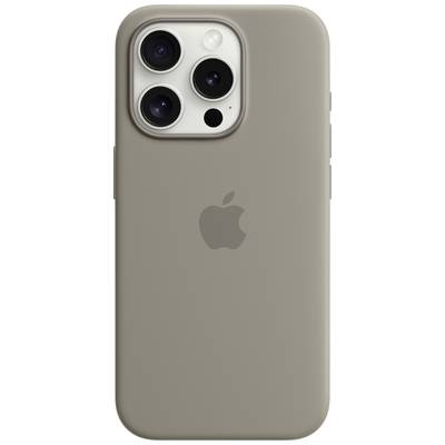 Apple Silicon Case MagSafe Backcover Apple iPhone 15 Pro Tonbraun