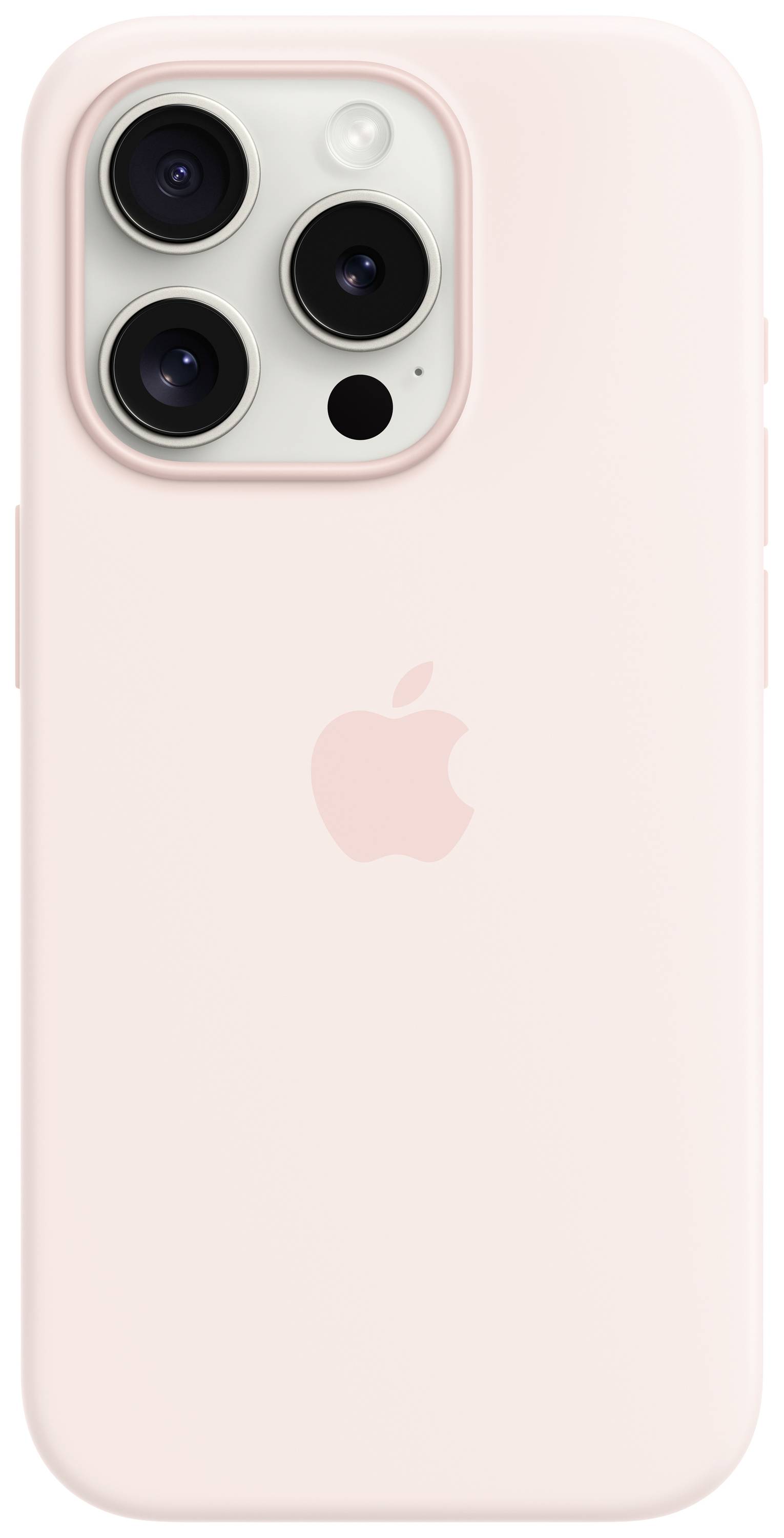 APPLE iPhone 15 Pro Silicone Case with MagSafe - Light Pink