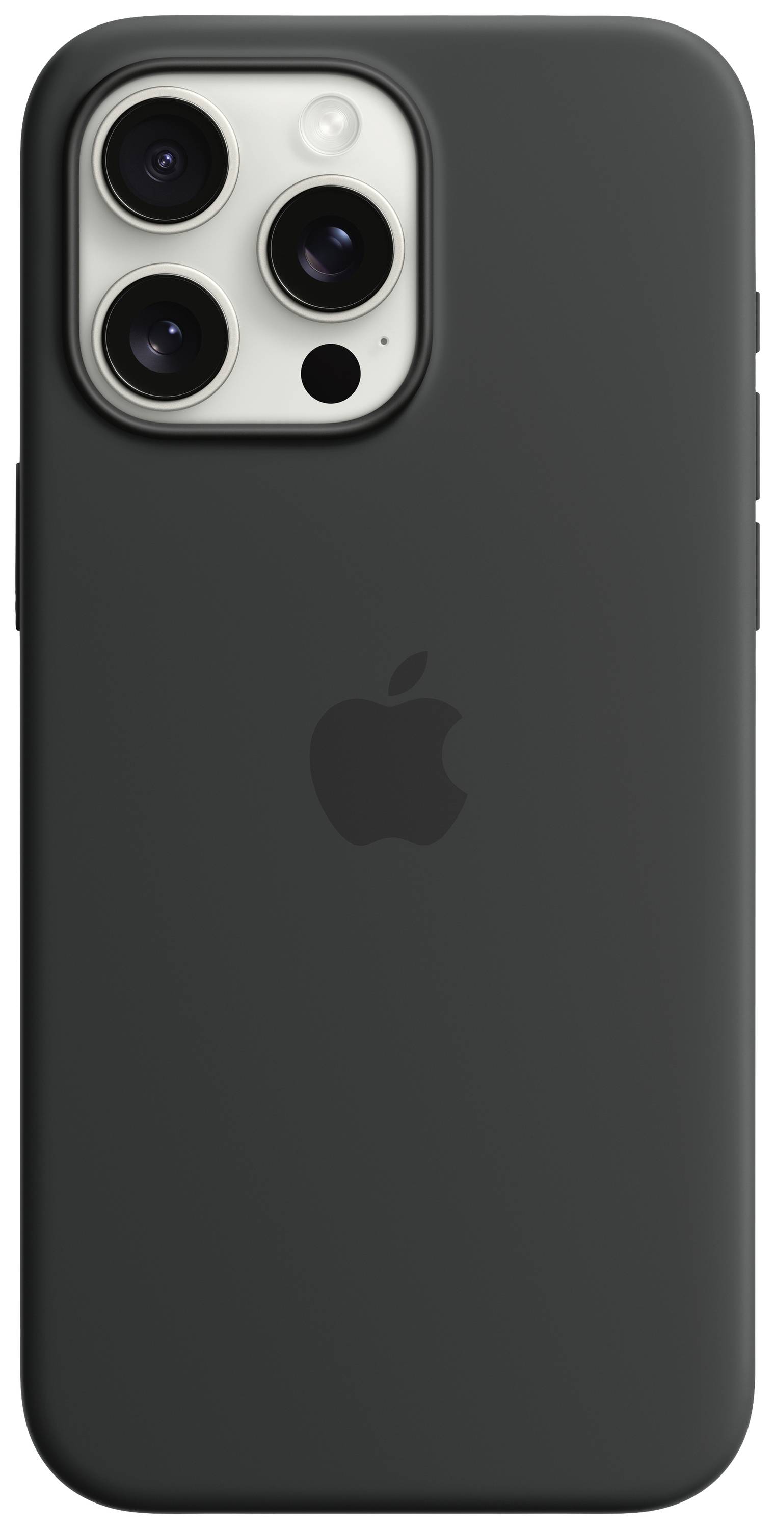 APPLE iPhone 15 Pro Max Silicone Case with MagSafe - Black