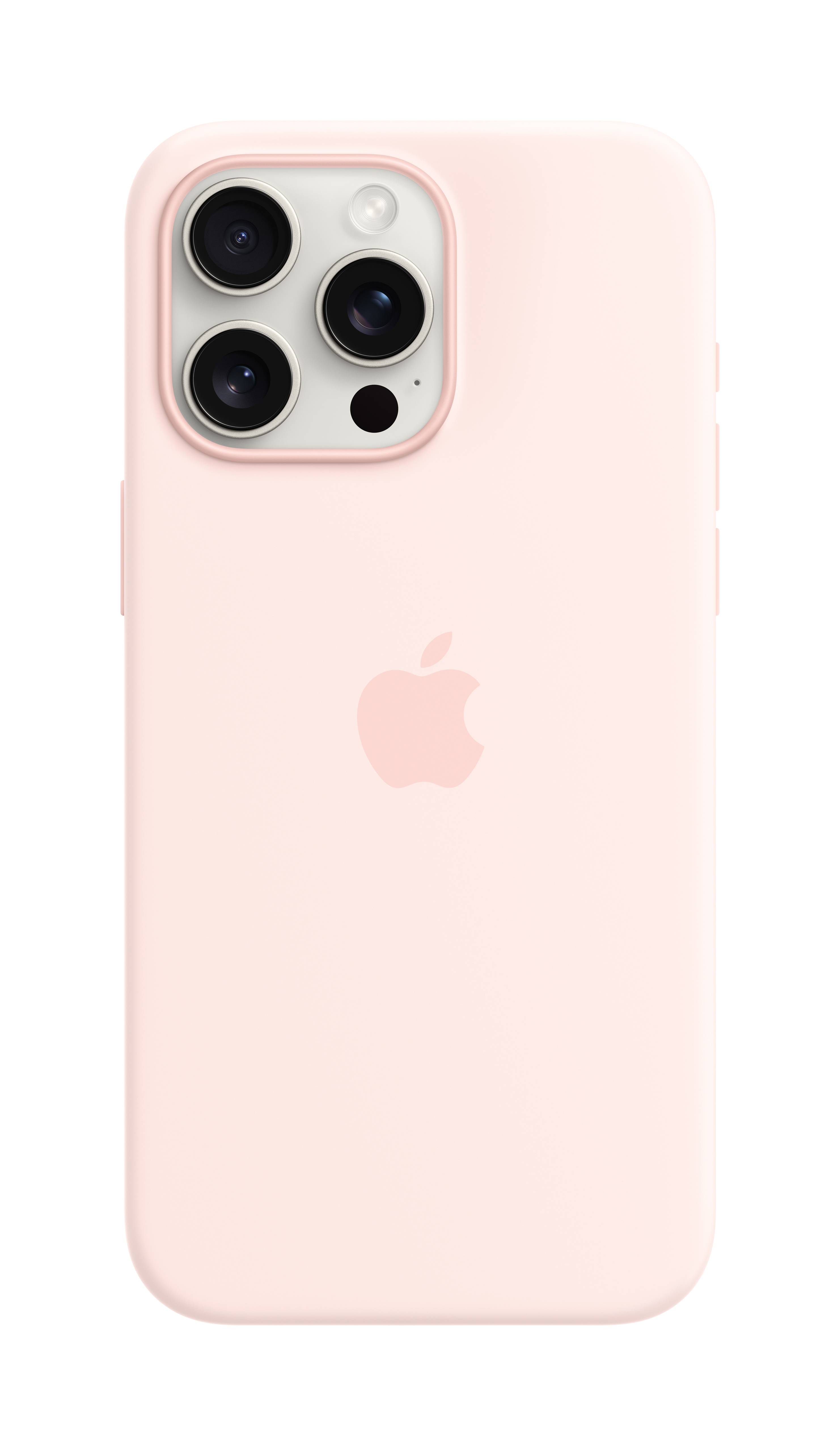 APPLE iPhone 15 Pro Max Silicone Case with MagSafe - Light Pink