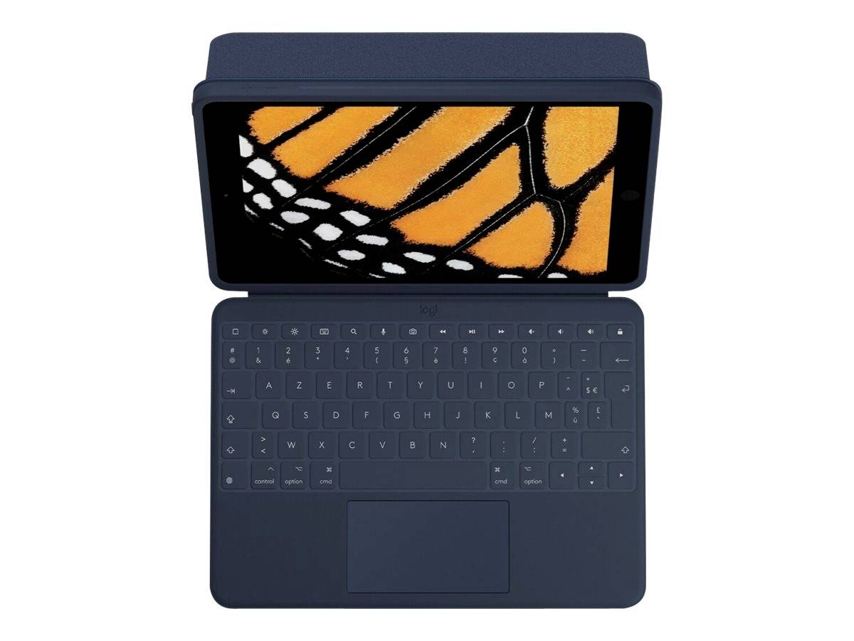 Logitech Rugged Combo 3 Touch for Education - Tastatur und Foliohülle - mit Trackpad - Apple Smart connector - QWERTZ --7