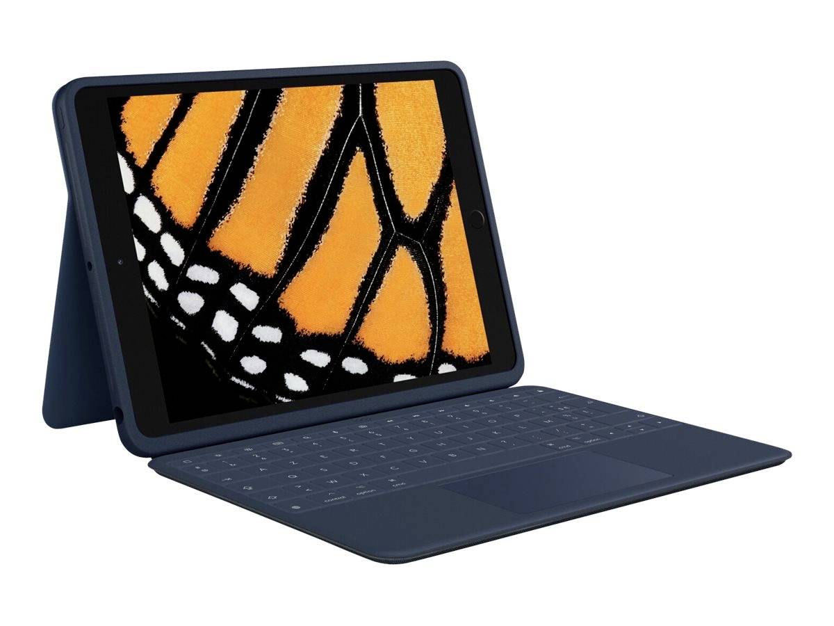 Logitech Rugged Combo 3 Touch for Education - Tastatur und Foliohülle - mit Trackpad - Apple Smart connector - QWERTZ --8