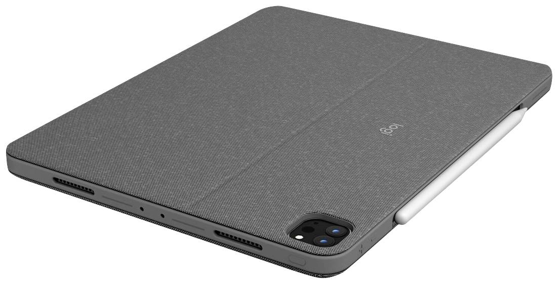 Logitech Combo Touch, KeyboardDock für Apple iPad Air 4/Air 5 10.9" grau, DE-5