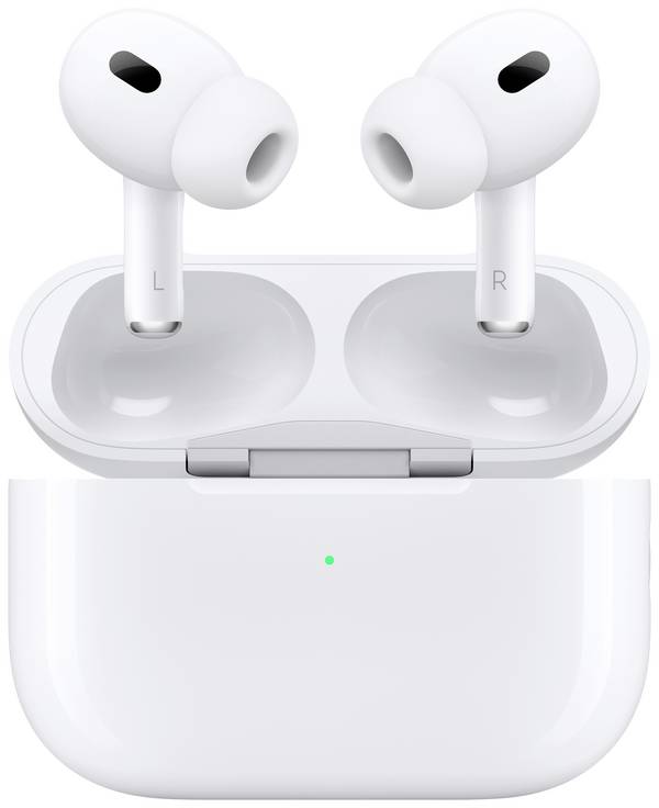 Apple AirPods Pro (2nd Gen.) + MagSafe Charging Case USB-C  AirPods Bluetooth® Stereo Weiß Noise Cancelling Headset, Ladecase, Schweißresistent, Wasserabweisend