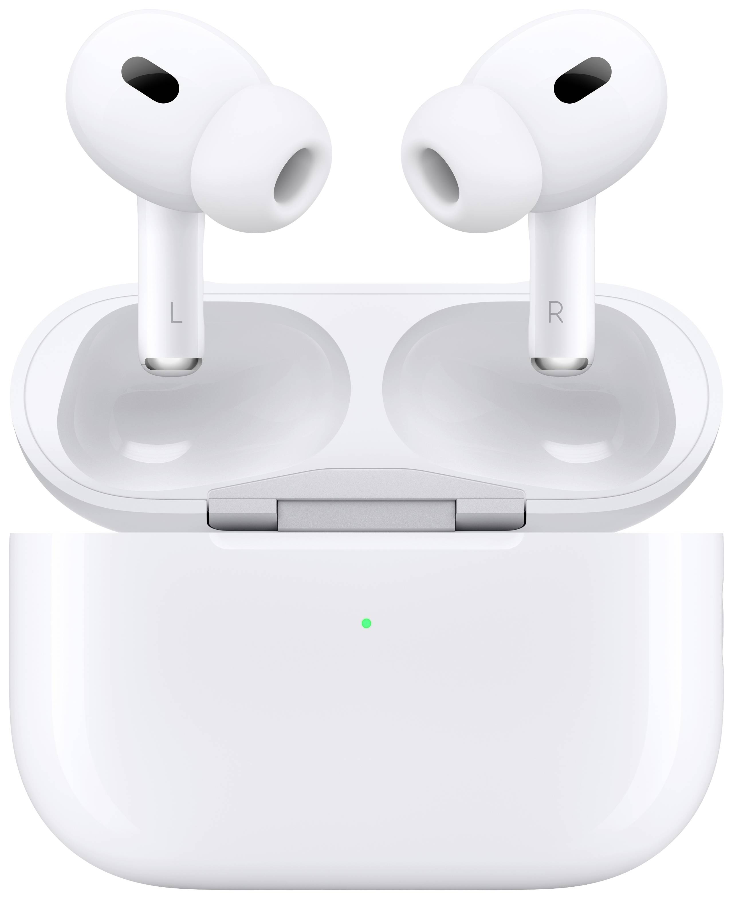 Apple AirPods Pro (2nd Gen.) + MagSafe Charging Case USB-C AirPods Bluetooth® Stereo Weiß Noise Cancelling Headset, Lade